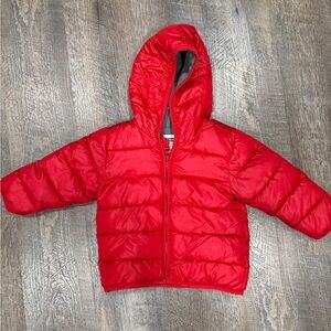 Old Navy Vibrant Red Kids Puffer Coat